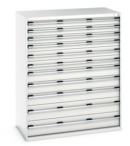 Bott Workshop Storage Drawer Units1300mmW x 750mmD Bott Cubio 11 Drawer Cabinet 1300Wx750Dx1600mmH